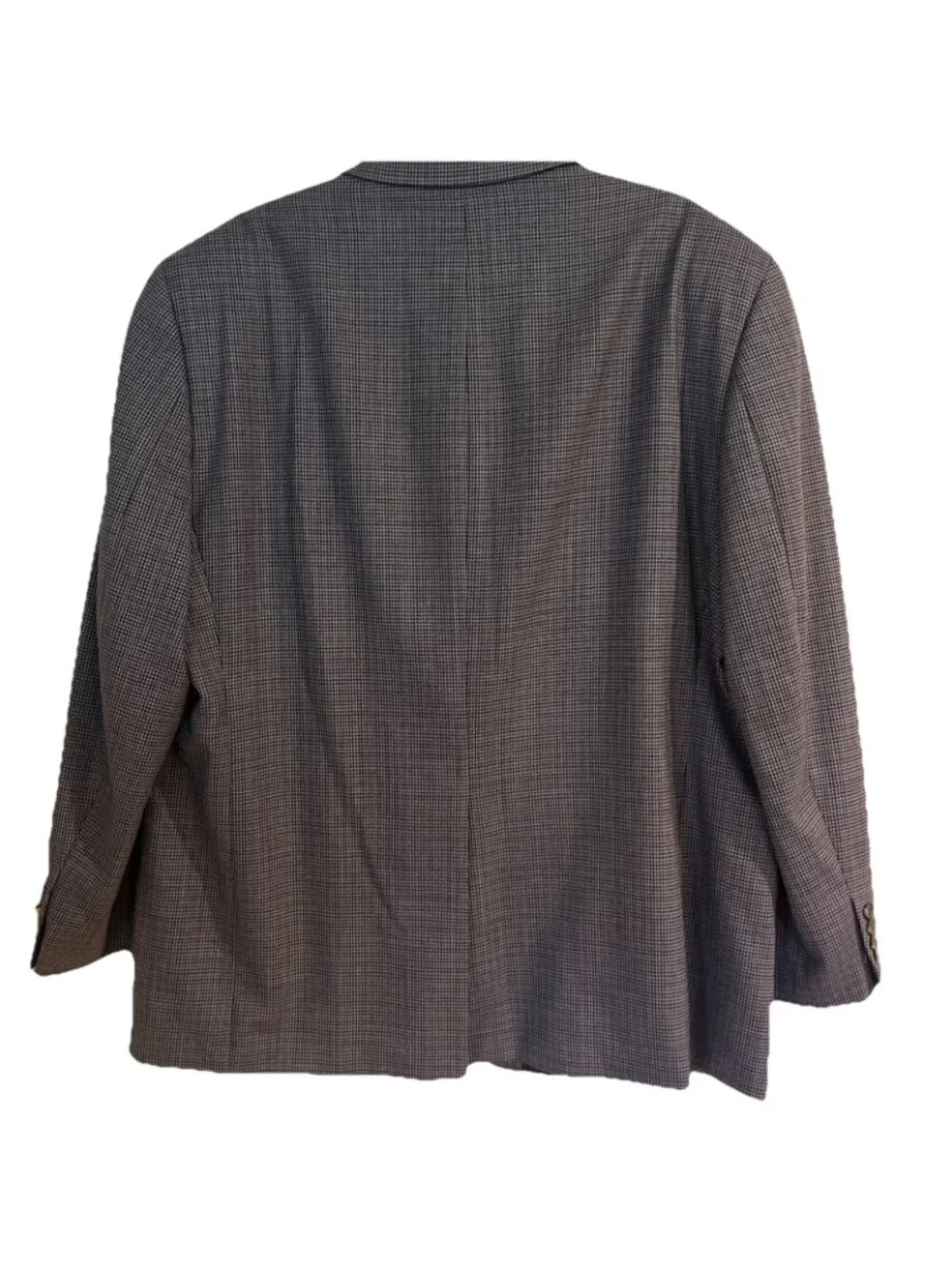 Lauren Ralph Lauren Mens Blazer Jacket Sz 48R Blue&black Herringbone Sport Coat